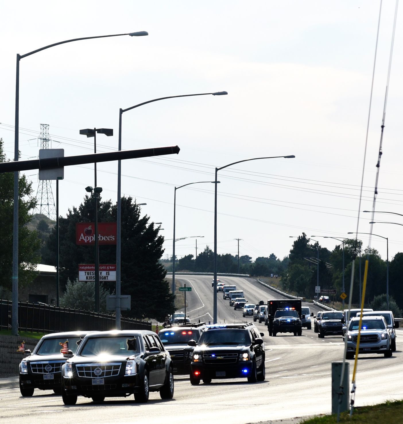 Trump Motorcade